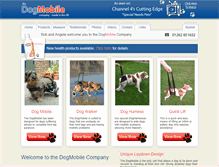 Tablet Screenshot of dogmobile-online.com